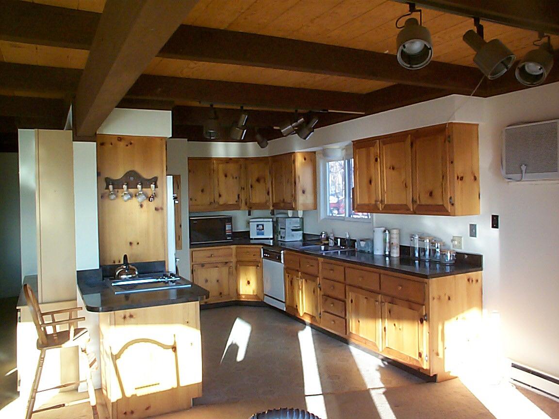 908 A High Crest Road Canadensis, PA 18325 - Photo 3 of 6 knotty pine kitchen
