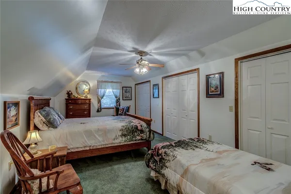 a view of a yard with plants