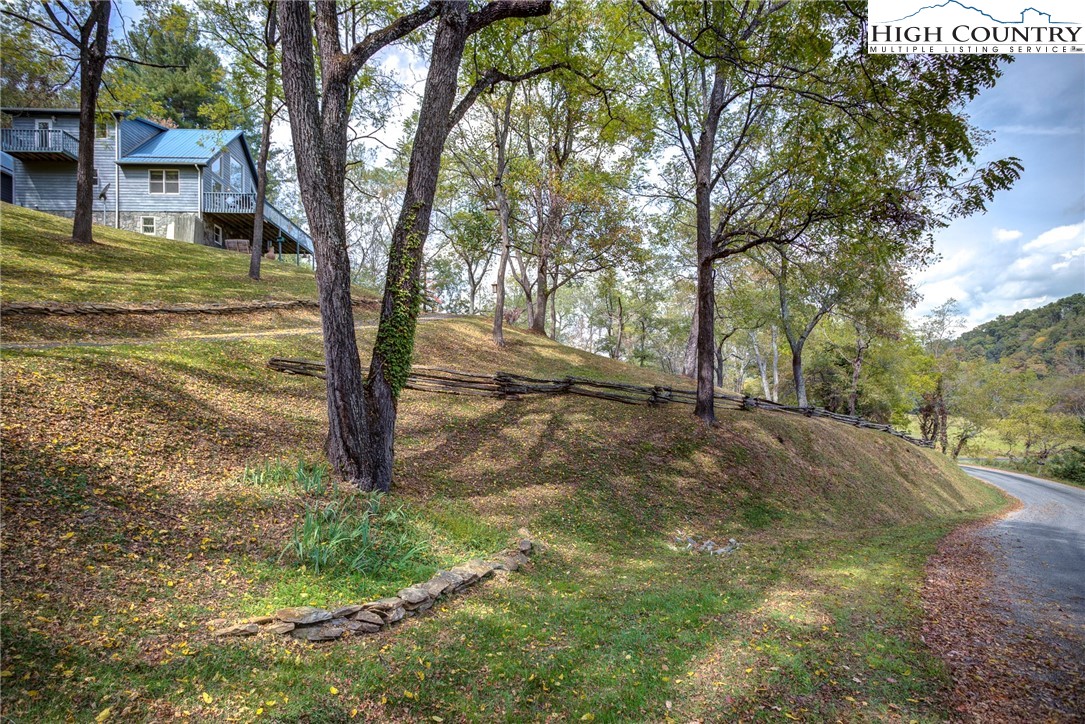 2164 River Bend Road Mouth Of Wilson, VA 24363 - Photo 44 of 50 a view of a yard with plants and trees