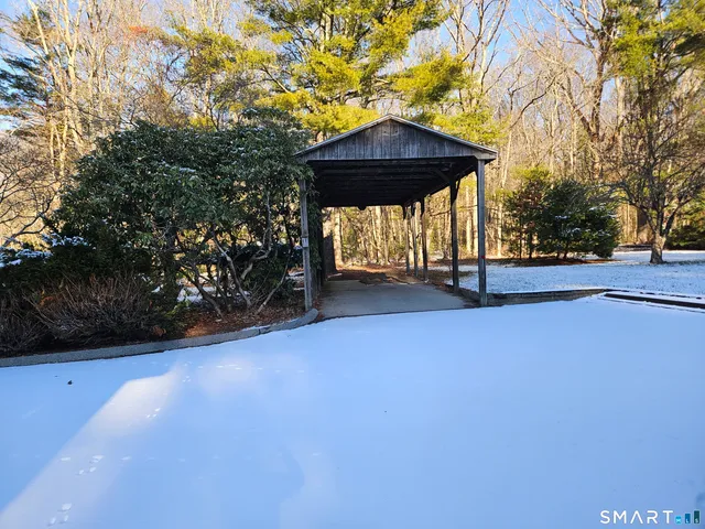 a view of outdoor space and porch