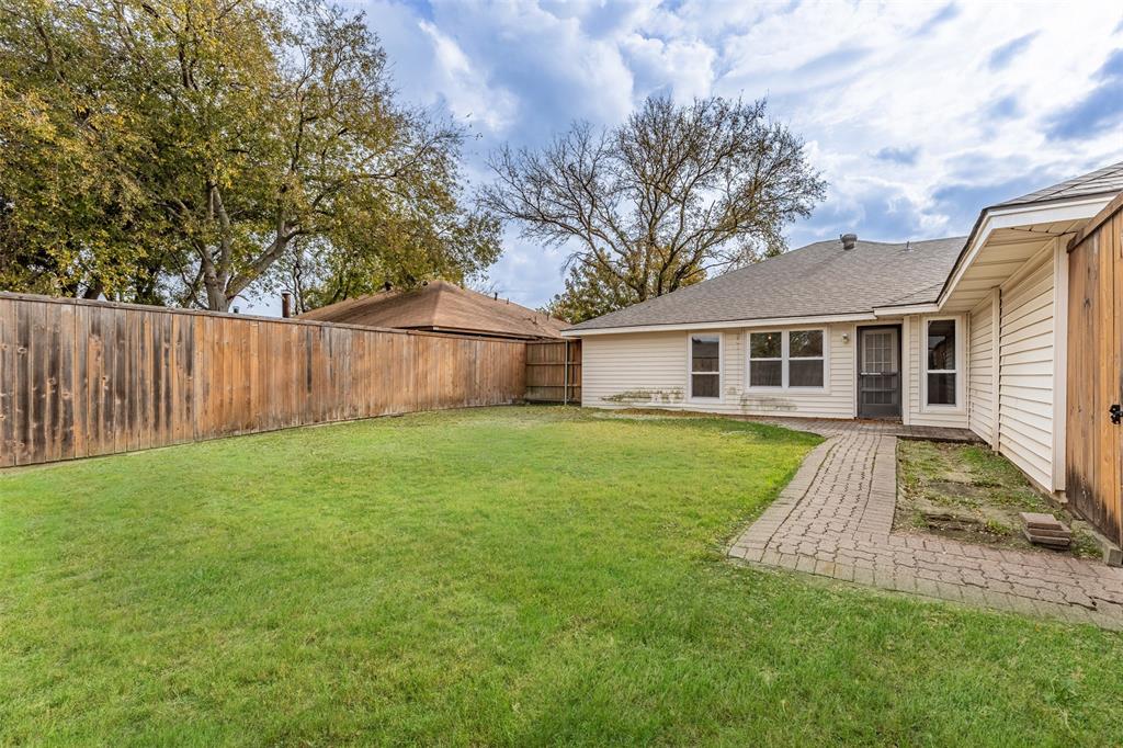 1313 Clover Drive Allen, TX 75002 - Photo 29 of 30 a view of a house with a yard and sitting area