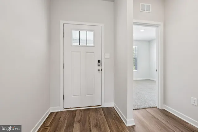 wooden floor in an empty room
