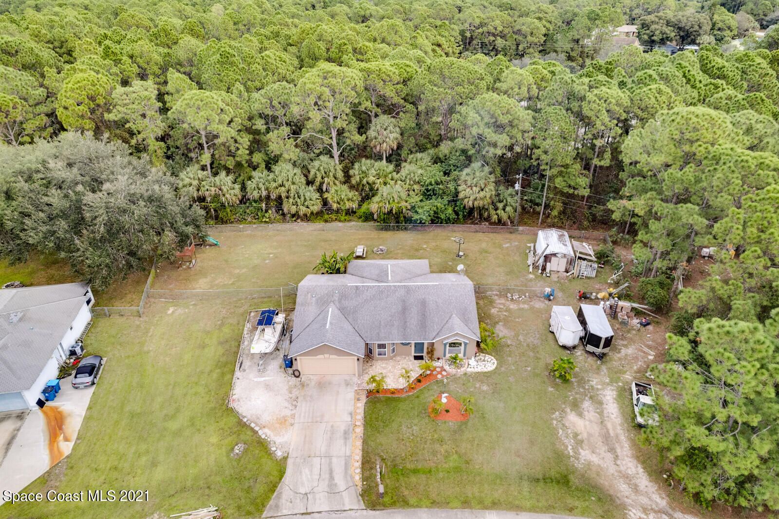 335 Gordon Road Northwest Palm Bay, FL 32907 - Photo 41 of 58 Aerial
