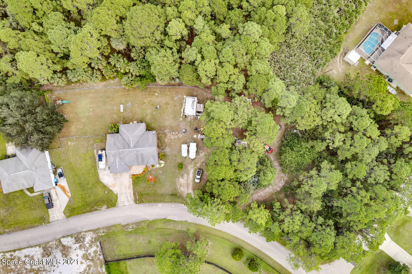 335 Gordon Road Northwest Palm Bay, FL 32907 - Photo 46 of 58 Aerial