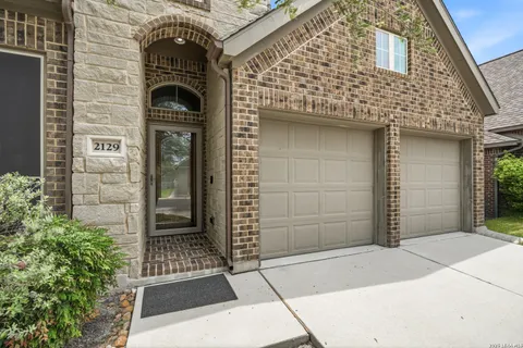 a view of front door of house