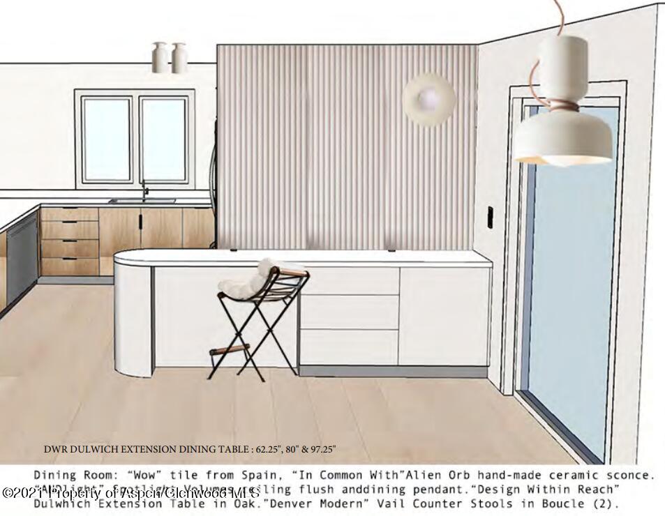 260 Meadow Ranch Road, Unit C21 Snowmass Village, CO 81615 - Photo 5 of 18 a black and white photo of a kitchen