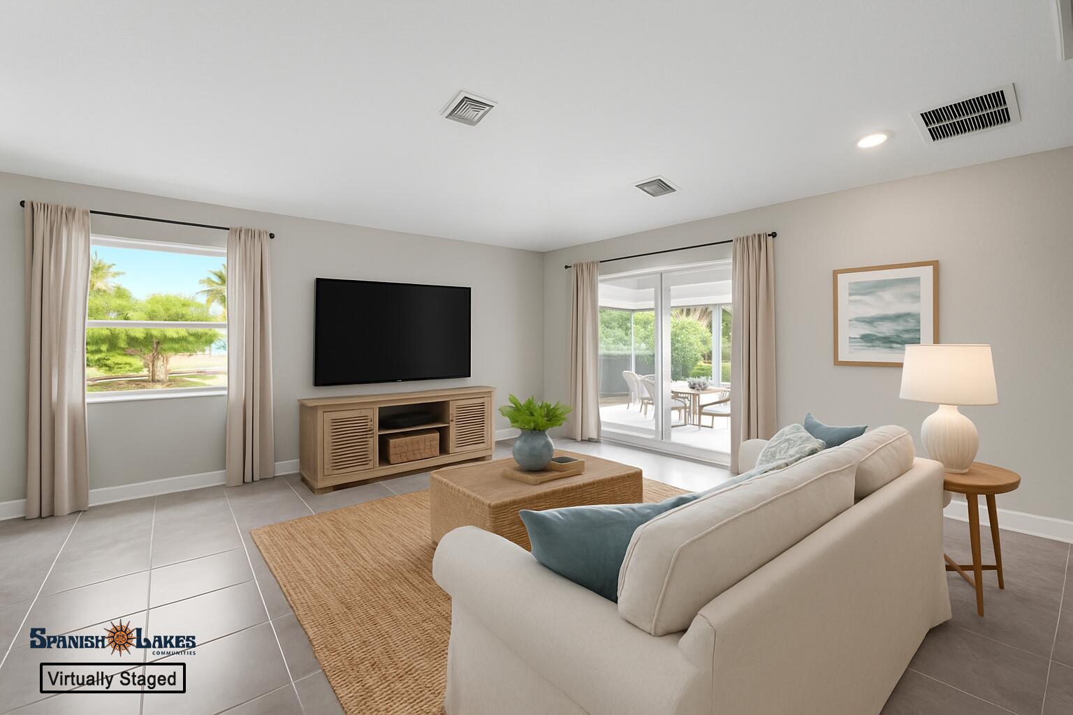 4 Rio De Palmas Fort Pierce, FL 34951 - Photo 17 of 22 Virtually Staged- Living Room Just TV