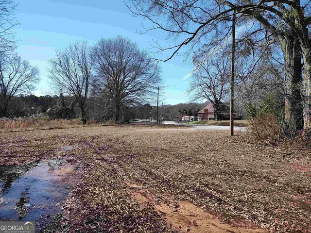 a view of road covered with snow
