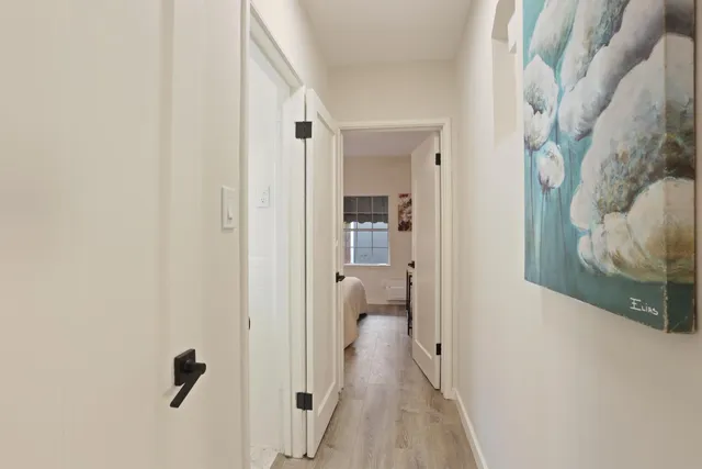 a view of a walk in closet