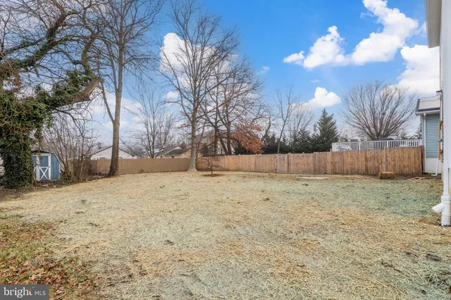 a backyard of a house