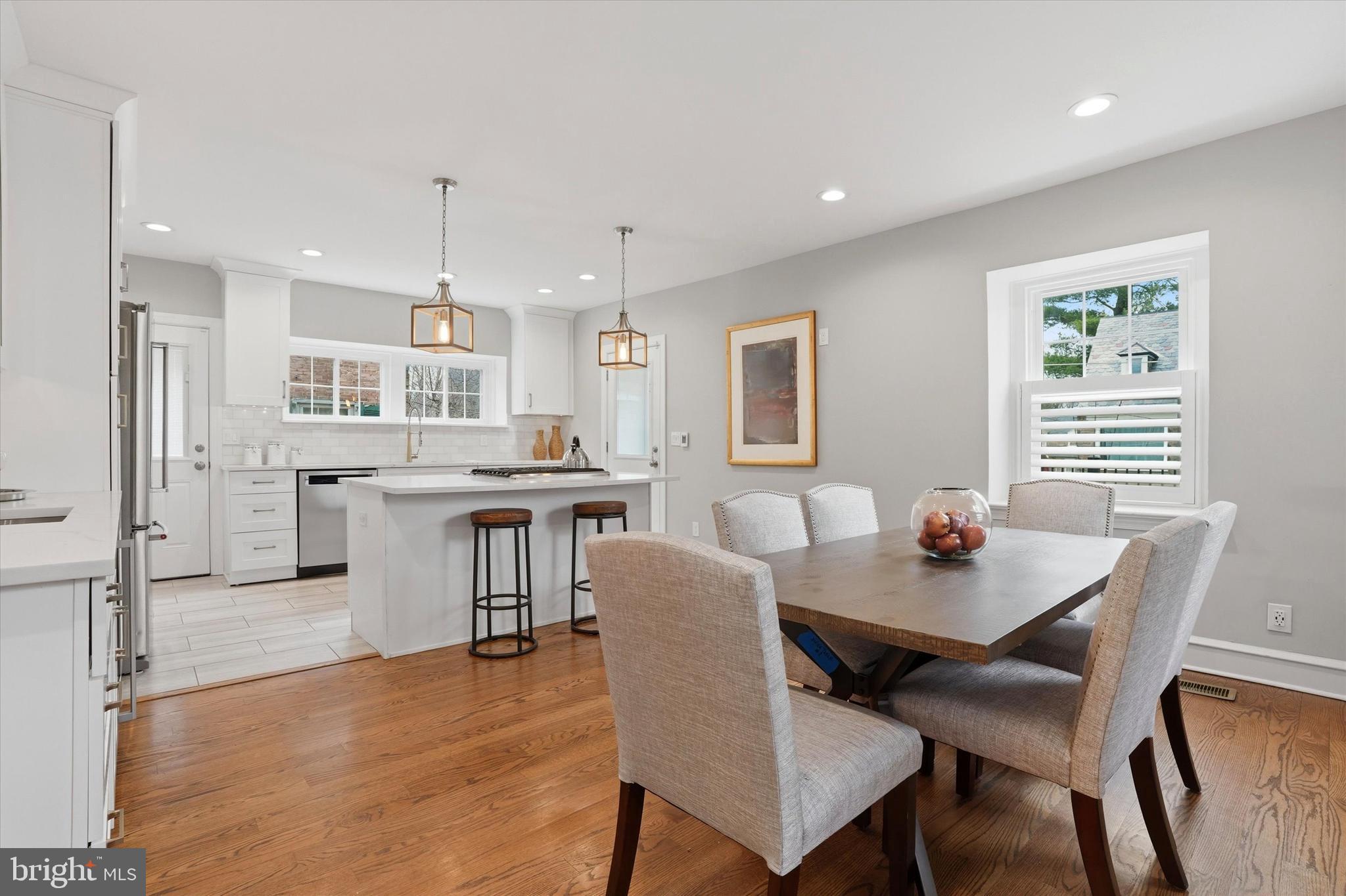 507 Murdoch Road Philadelphia, PA 19119 - Photo 13 of 52 a view of a dining room with furniture and wooden floor