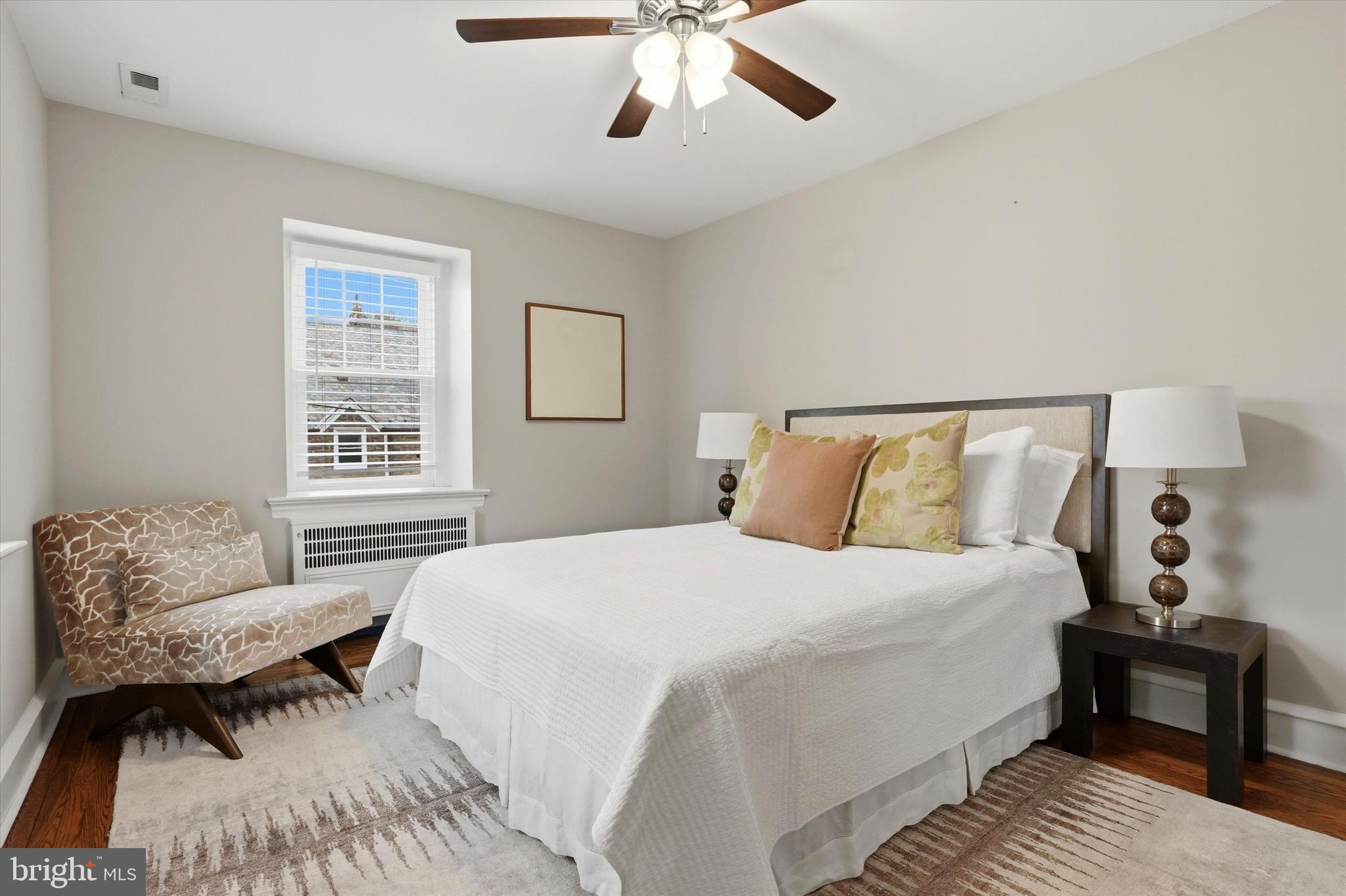 507 Murdoch Road Philadelphia, PA 19119 - Photo 28 of 52 a bedroom with a bed and a couch