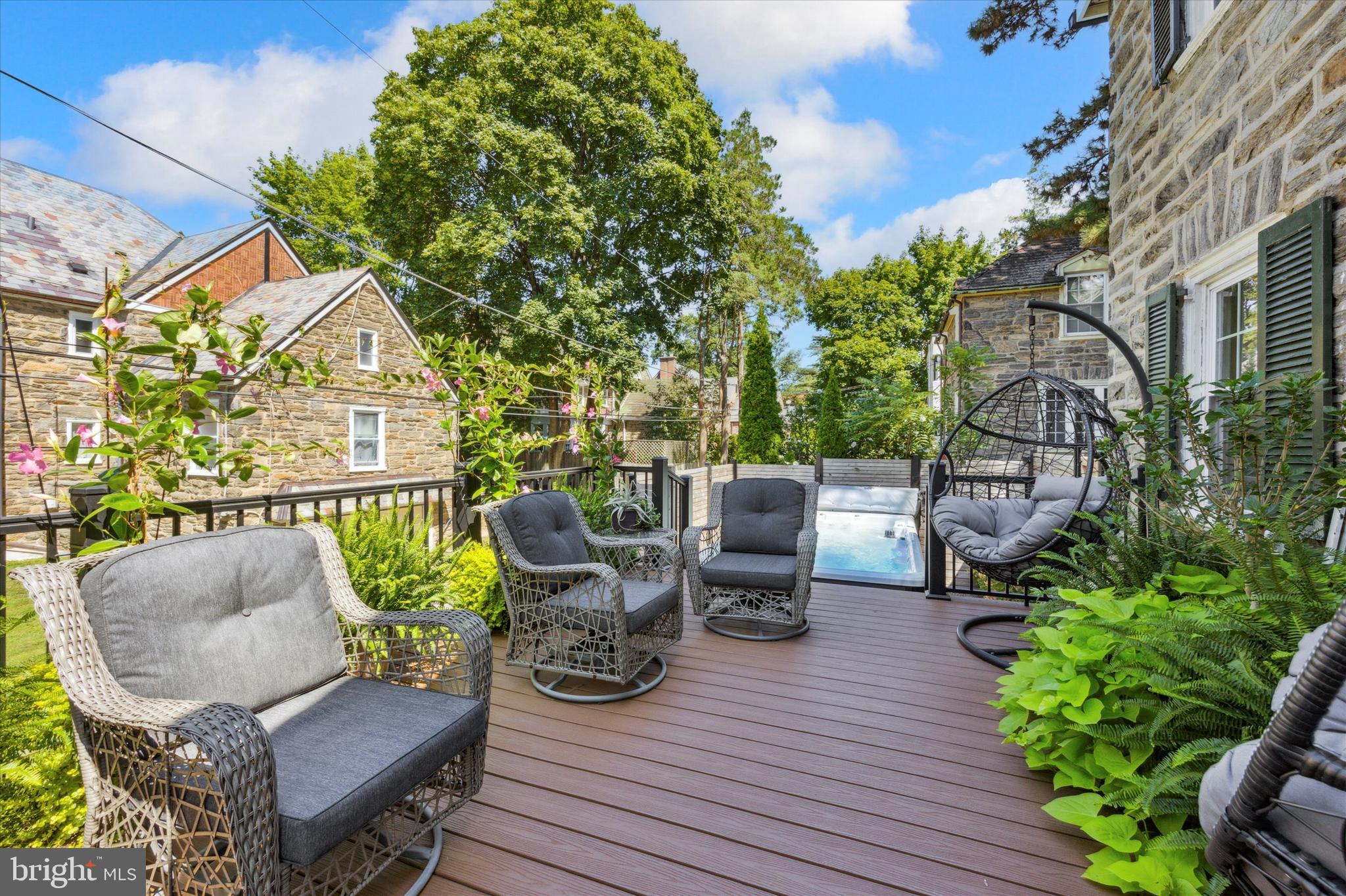 507 Murdoch Road Philadelphia, PA 19119 - Photo 36 of 52 a view of a house with backyard and sitting area