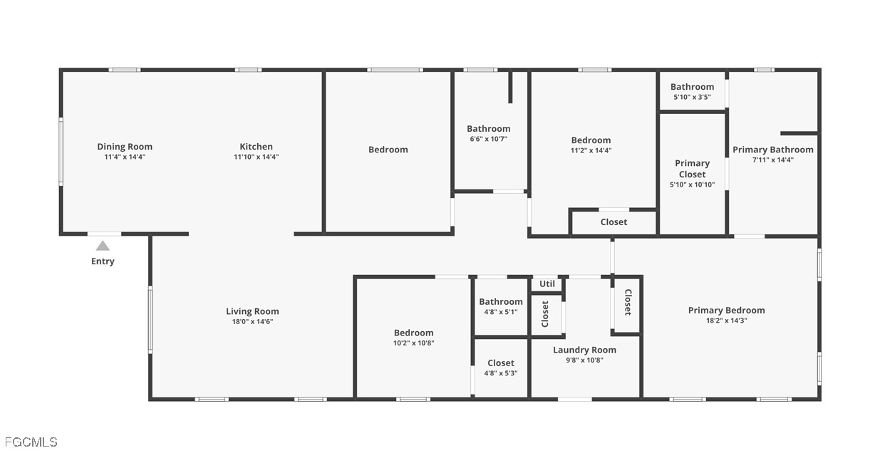 12319 Tangier Street North Port, FL 34287 - Photo 16 of 16 a picture of a floor plan