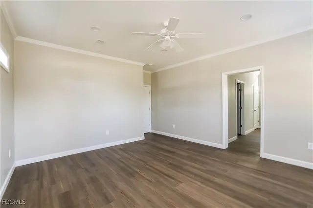 wooden floor in an empty room