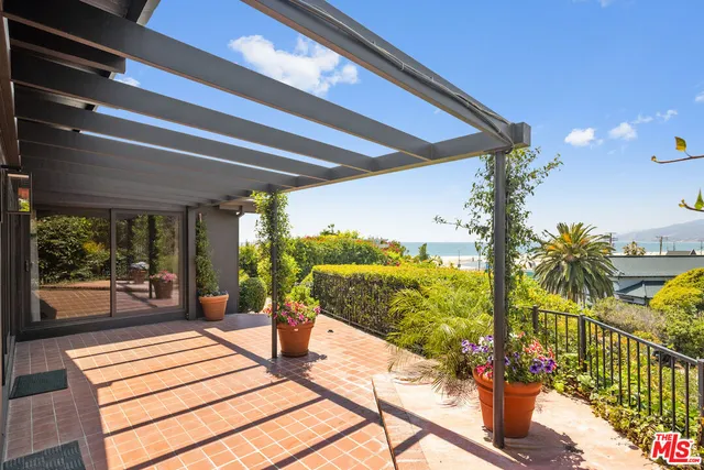 a outdoor space with seating