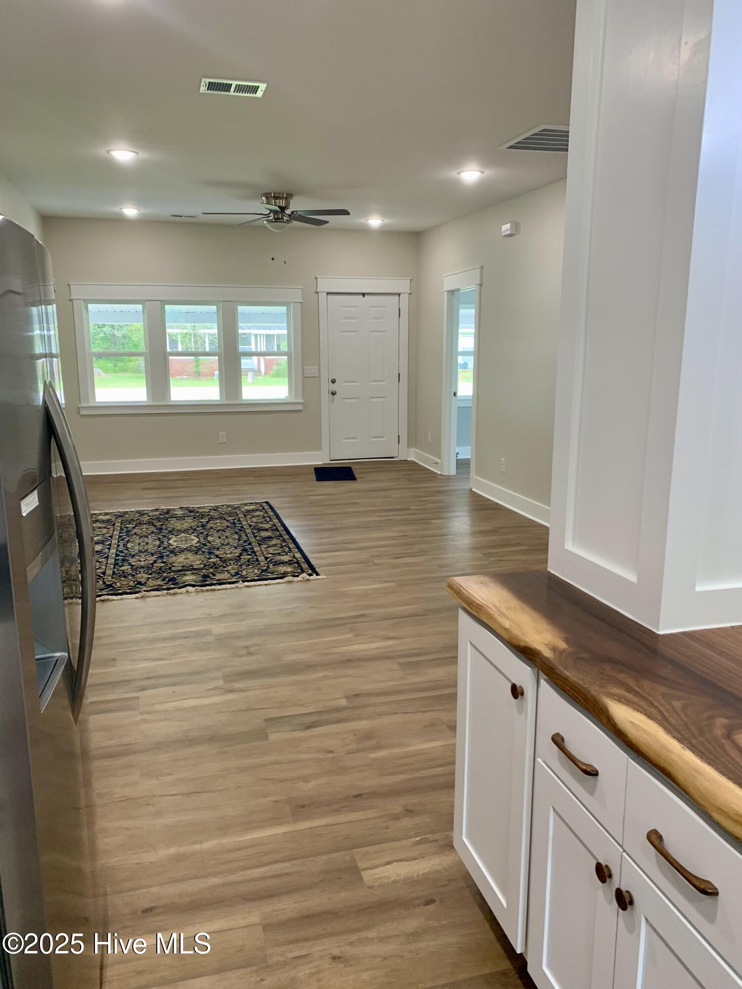 599 Bitmore Road Whiteville, NC 28472 - Photo 5 of 23 View from kitchen to the front door