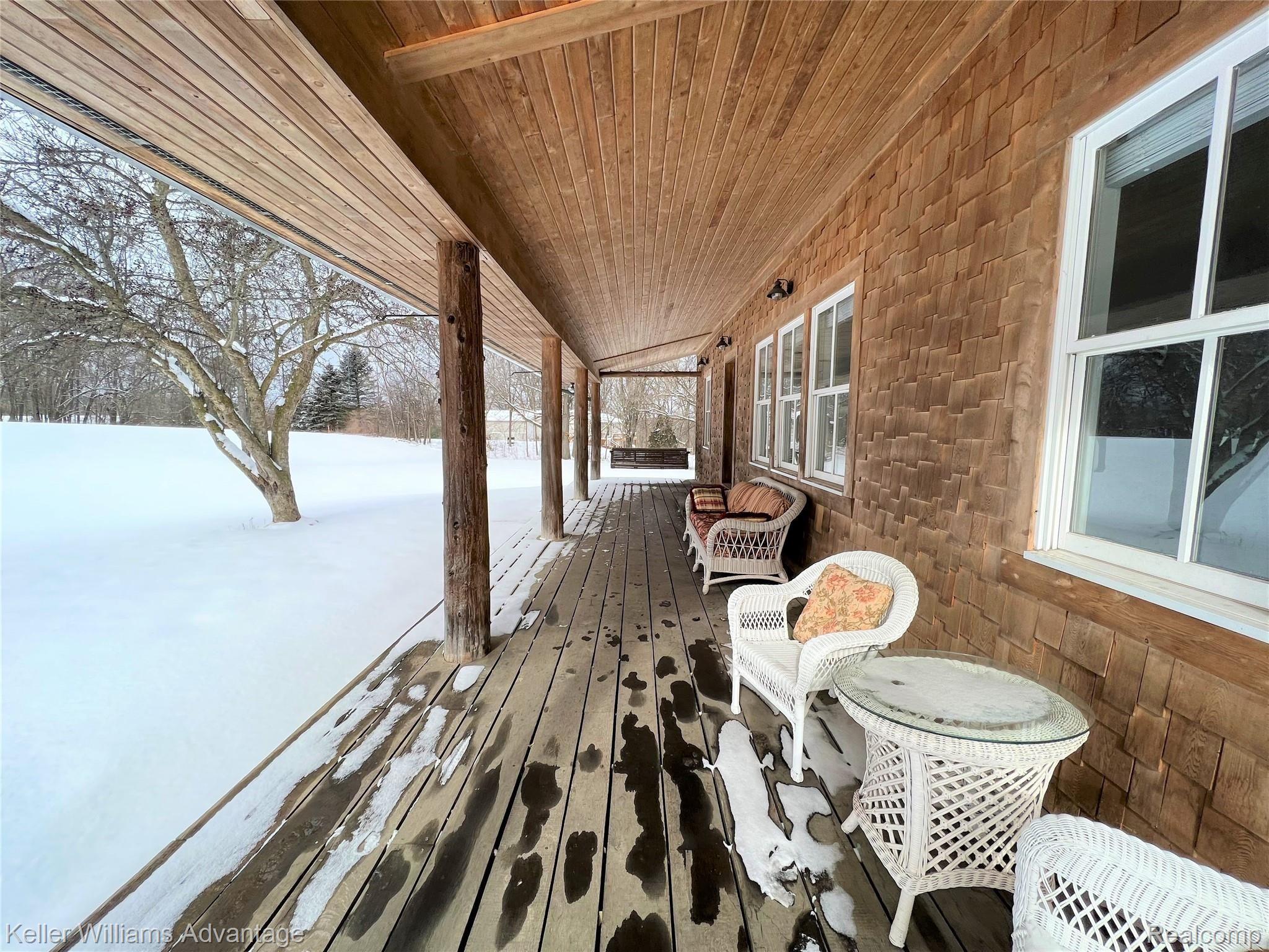 12055 Hadley Road Gregory, MI 48137 - Photo 2 of 37 Gorgeous Front Porch