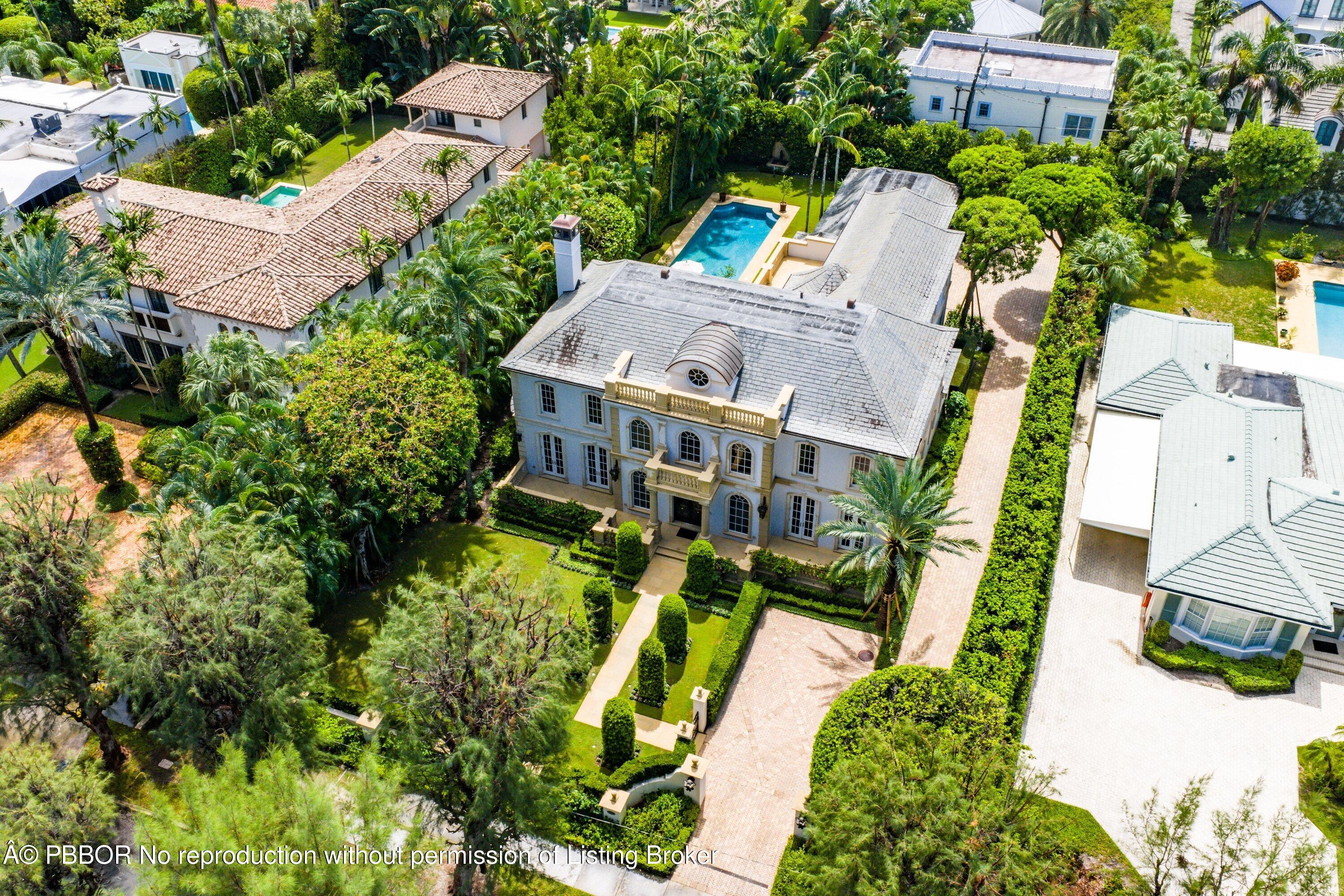 242 Wells Road Palm Beach, FL 33480 - Photo 41 of 54 an aerial view of residential houses with yard