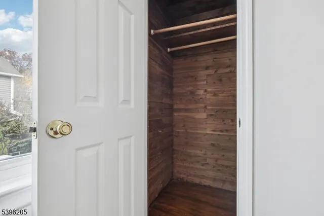 a car parked in front of a house