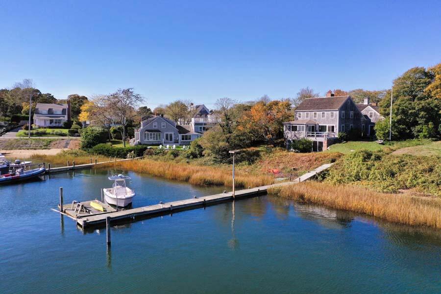 69 Snow Inn Road Harwich Port, MA 02646 - Photo 3 of 5 View of Dock & Property from Southeast