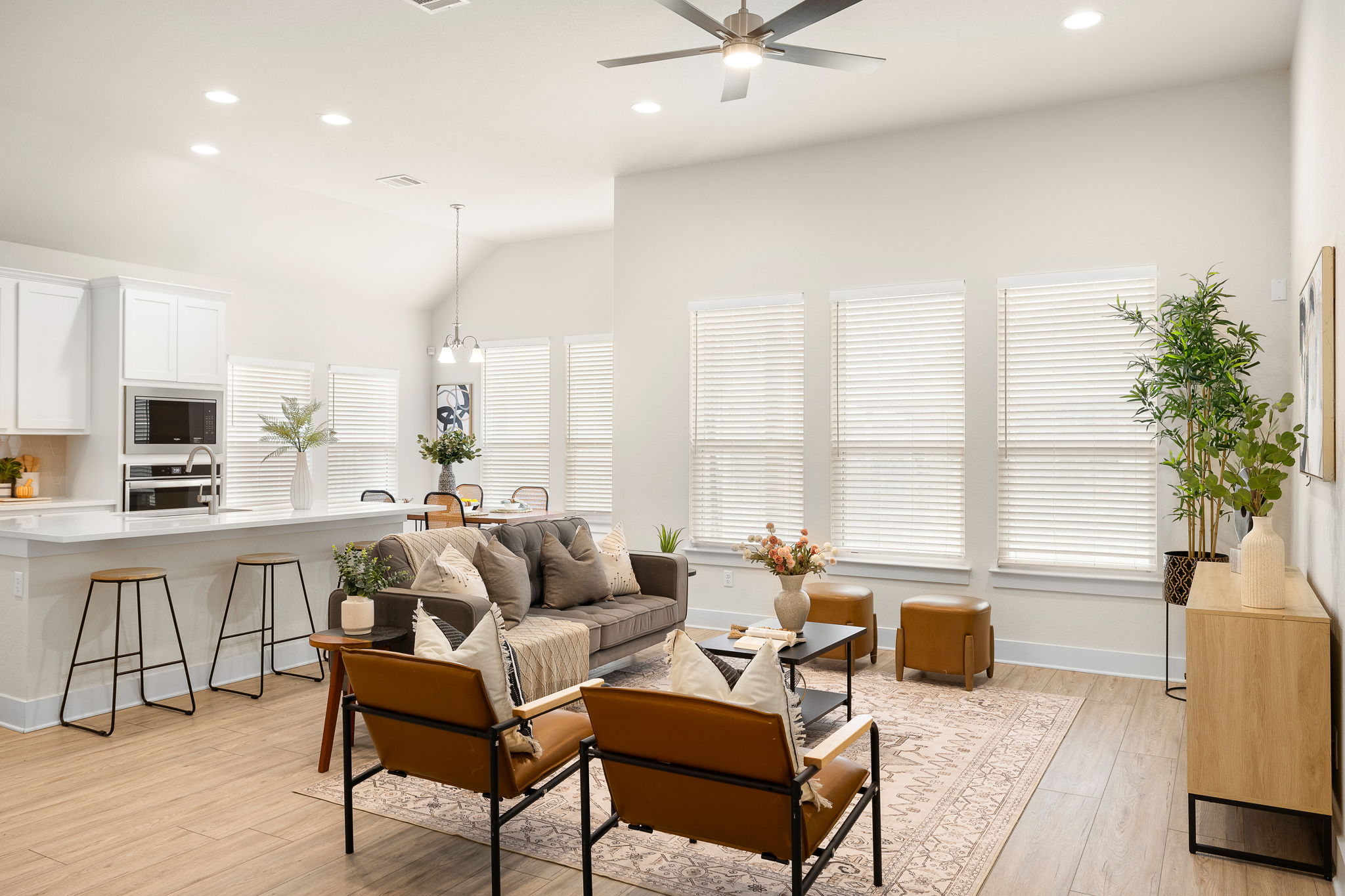 20904 Carries Ranch Road Pflugerville, TX 78660 - Photo 7 of 33 a living room with furniture and a large window