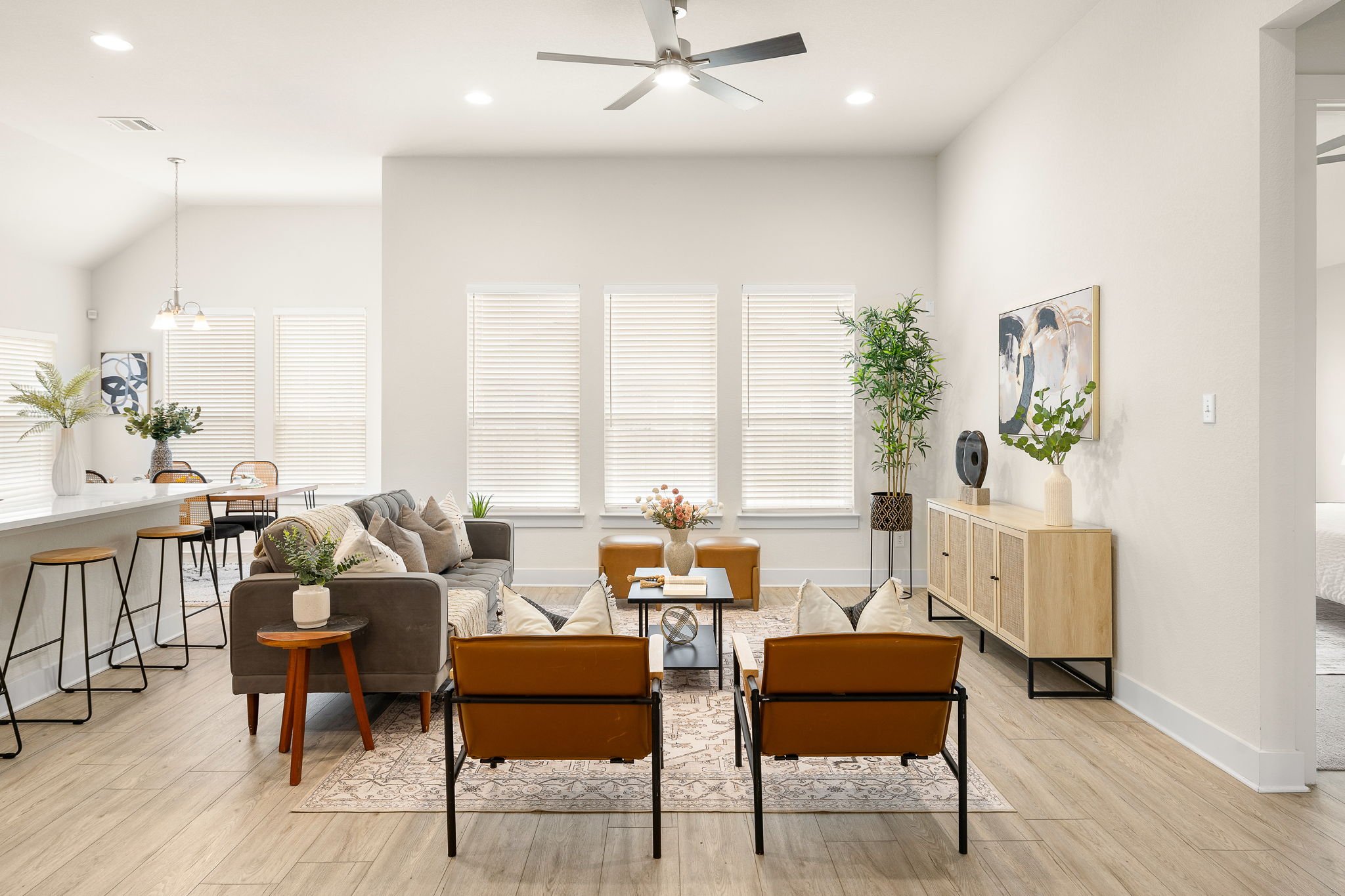 20904 Carries Ranch Road Pflugerville, TX 78660 - Photo 8 of 33 a living room with furniture and a large window