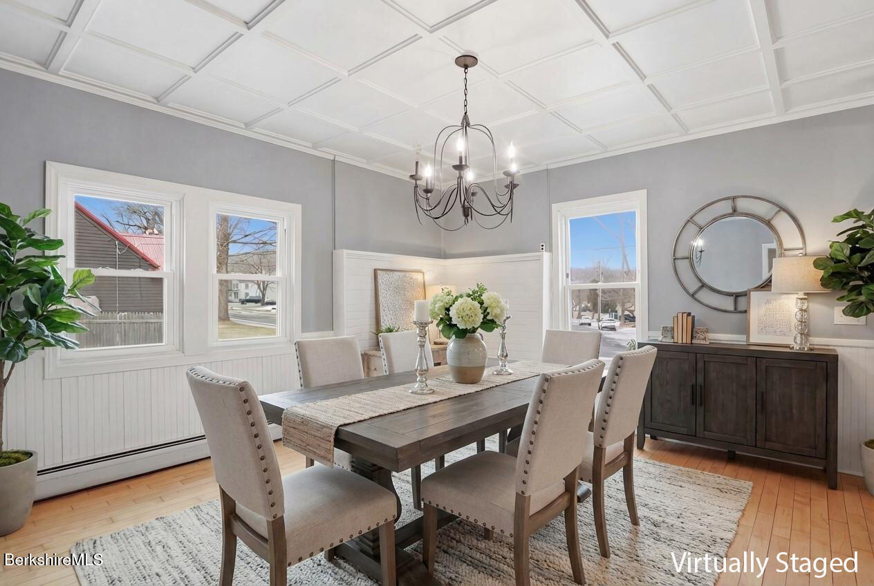 165 High Street Dalton, MA 01226 - Photo 12 of 38 a view of a dining room with furniture window and wooden floor
