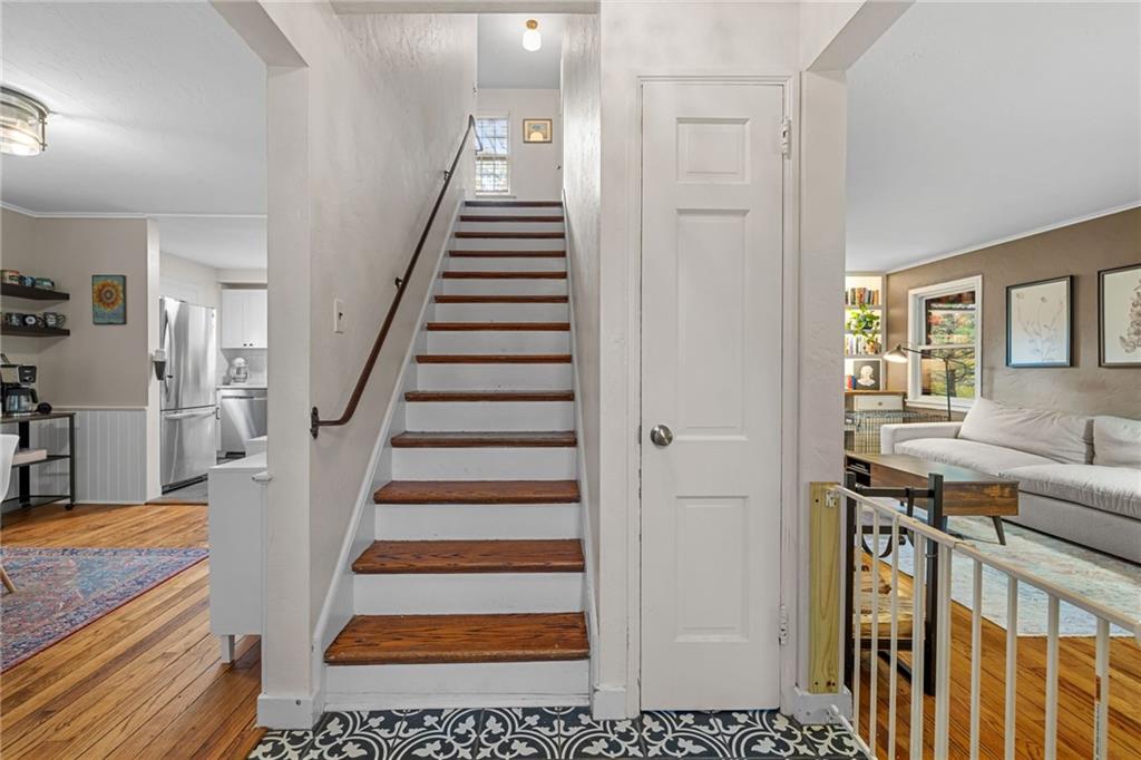 747 Fruithurst Drive Pittsburgh, PA 15228 - Photo 4 of 39 a view of entryway and hall with wooden floor