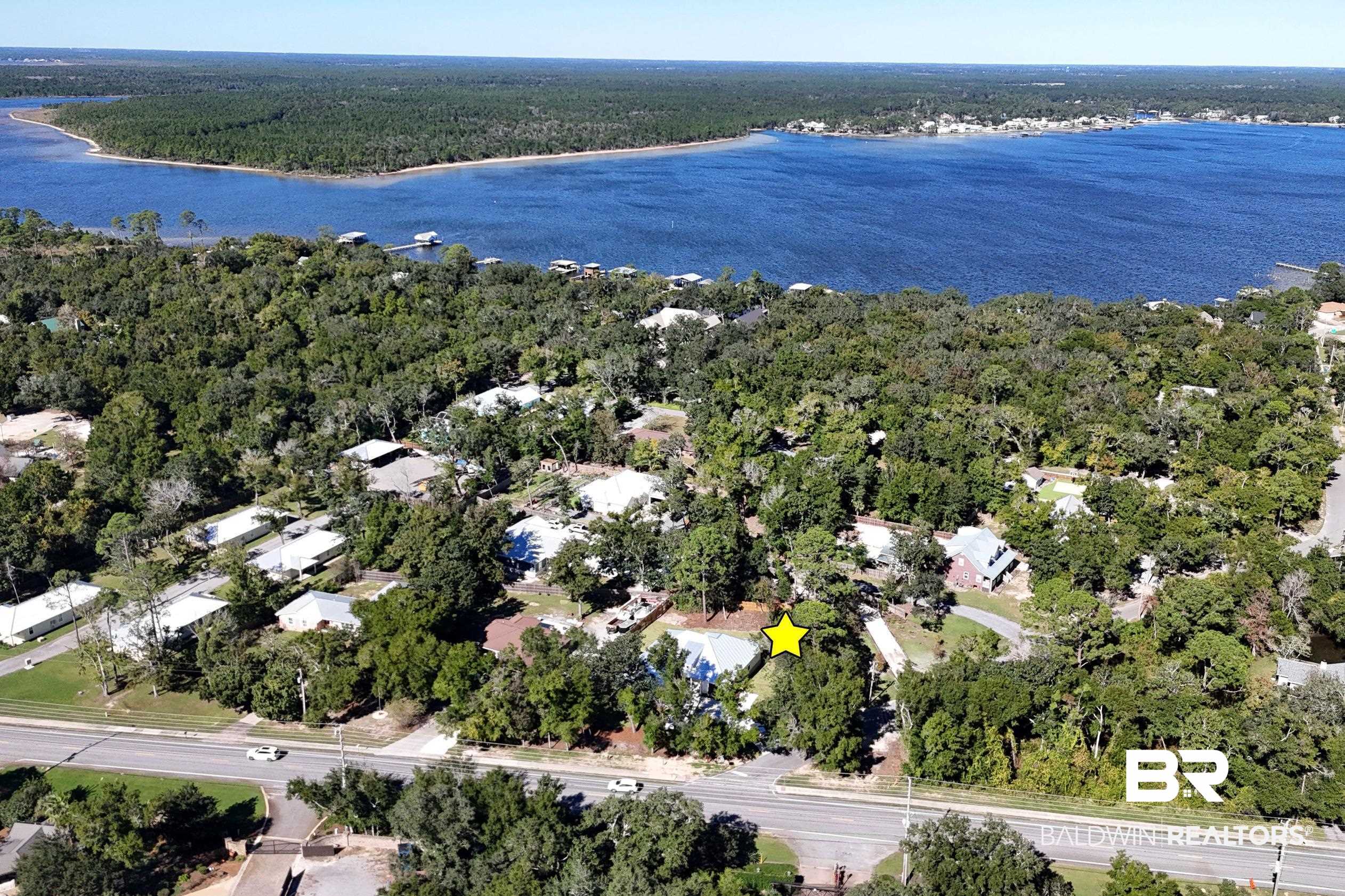28889 Canal Road Orange Beach, AL 36561 - Photo 49 of 55 Drone / aerial view with a water view