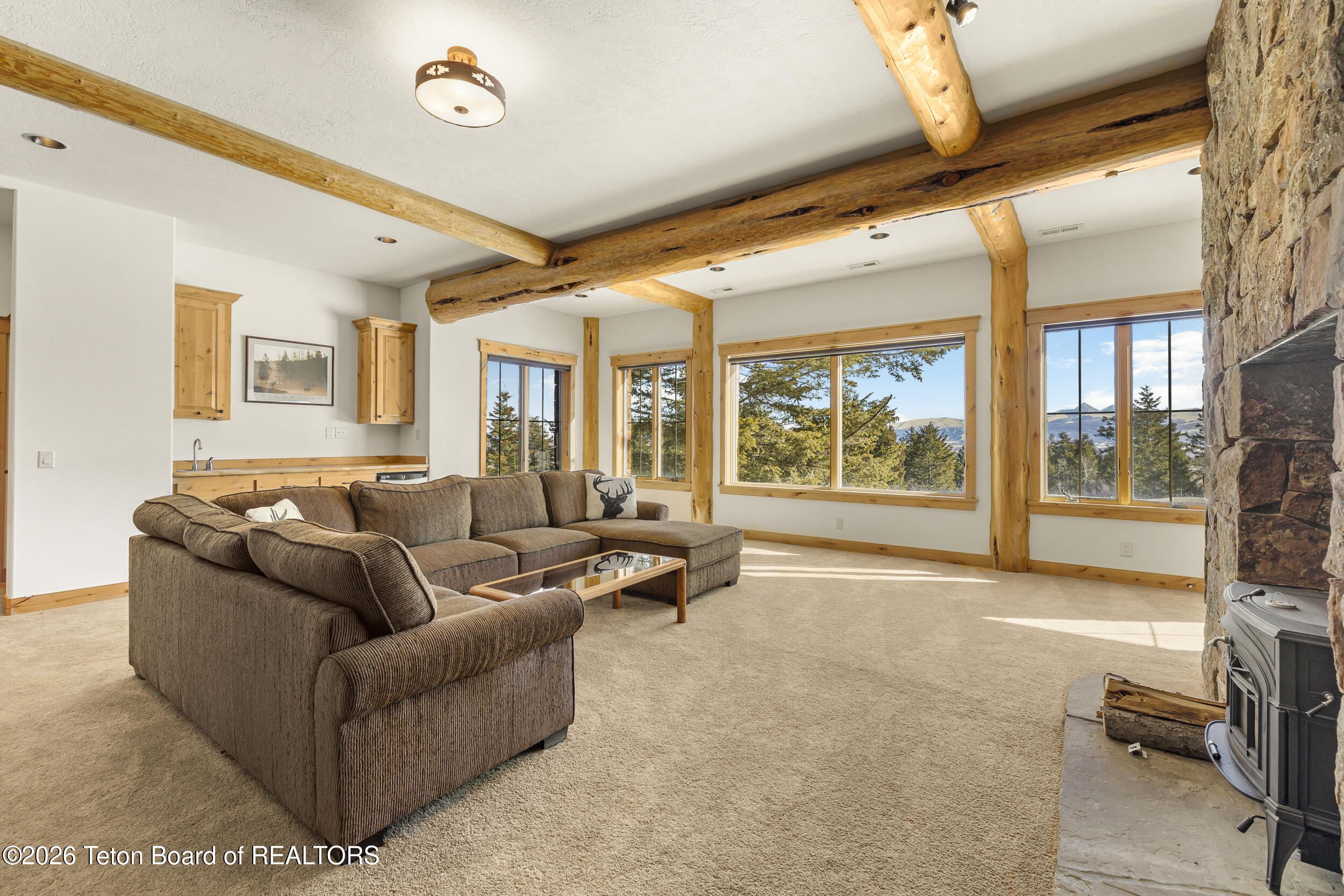 8157 Ripplinger Road Driggs, ID 83422 - Photo 26 of 48 Lower Level Living Room
