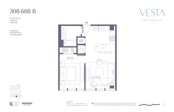 $985,000 | 11-36 45th Road, Unit 608B | Long Island City