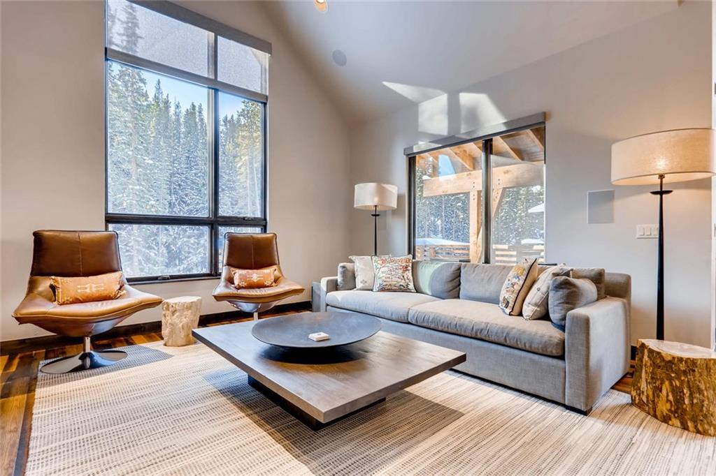 202 Cucumber Creek Road Breckenridge, CO 80424 - Photo 3 of 28 a living room with furniture and a large window