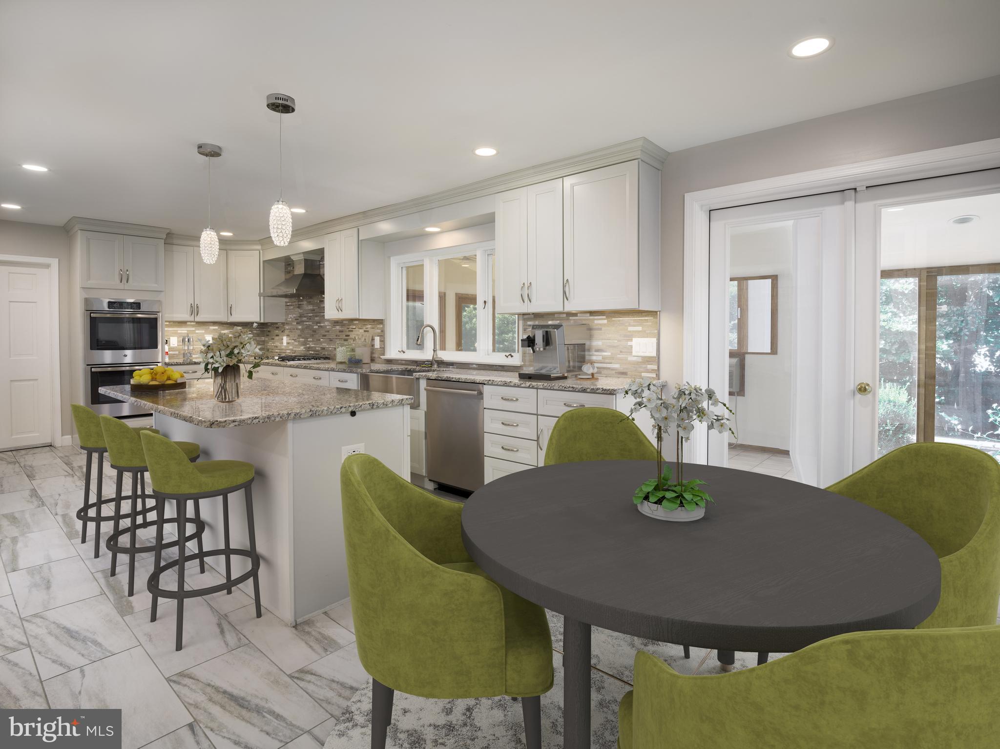 1024 Walsh Lane Narberth, PA 19072 - Photo 13 of 39 Kitchen (virtually staged)