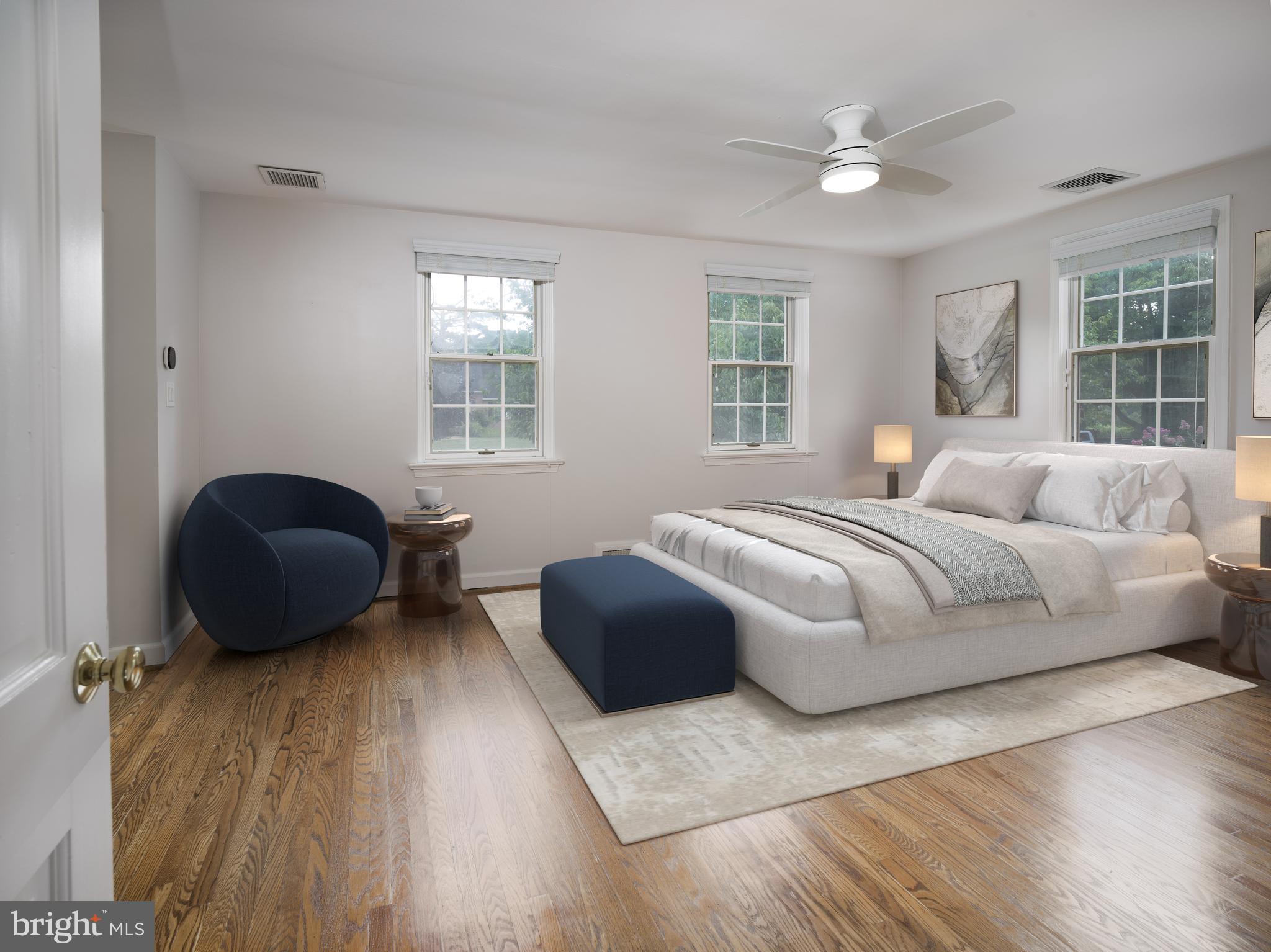 1024 Walsh Lane Narberth, PA 19072 - Photo 20 of 39 Primary bedroom (virtually staged)