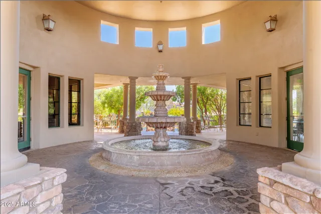 a view of a outdoor space with seating area