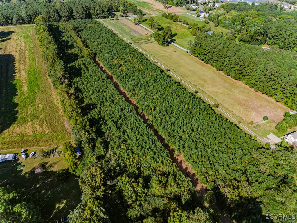 1852 Ocran Road White Stone, VA 22578 - Photo 11 of 50 Aerial view of property's location featuring abund