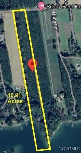 1852 Ocran Road White Stone, VA 22578 - Photo 3 of 50 Map / location with property parcel outlined