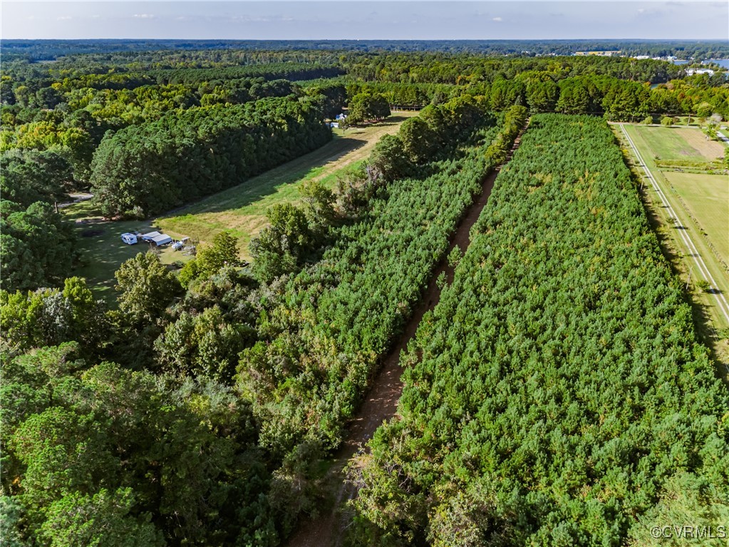 1852 Ocran Road White Stone, VA 22578 - Photo 10 of 50 Aerial view of property and surrounding area featu