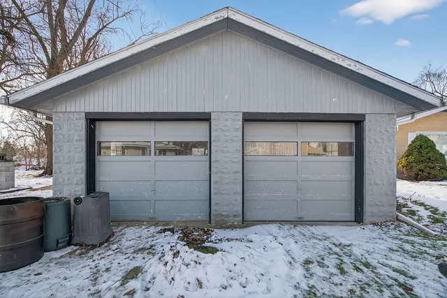 a backyard of a house