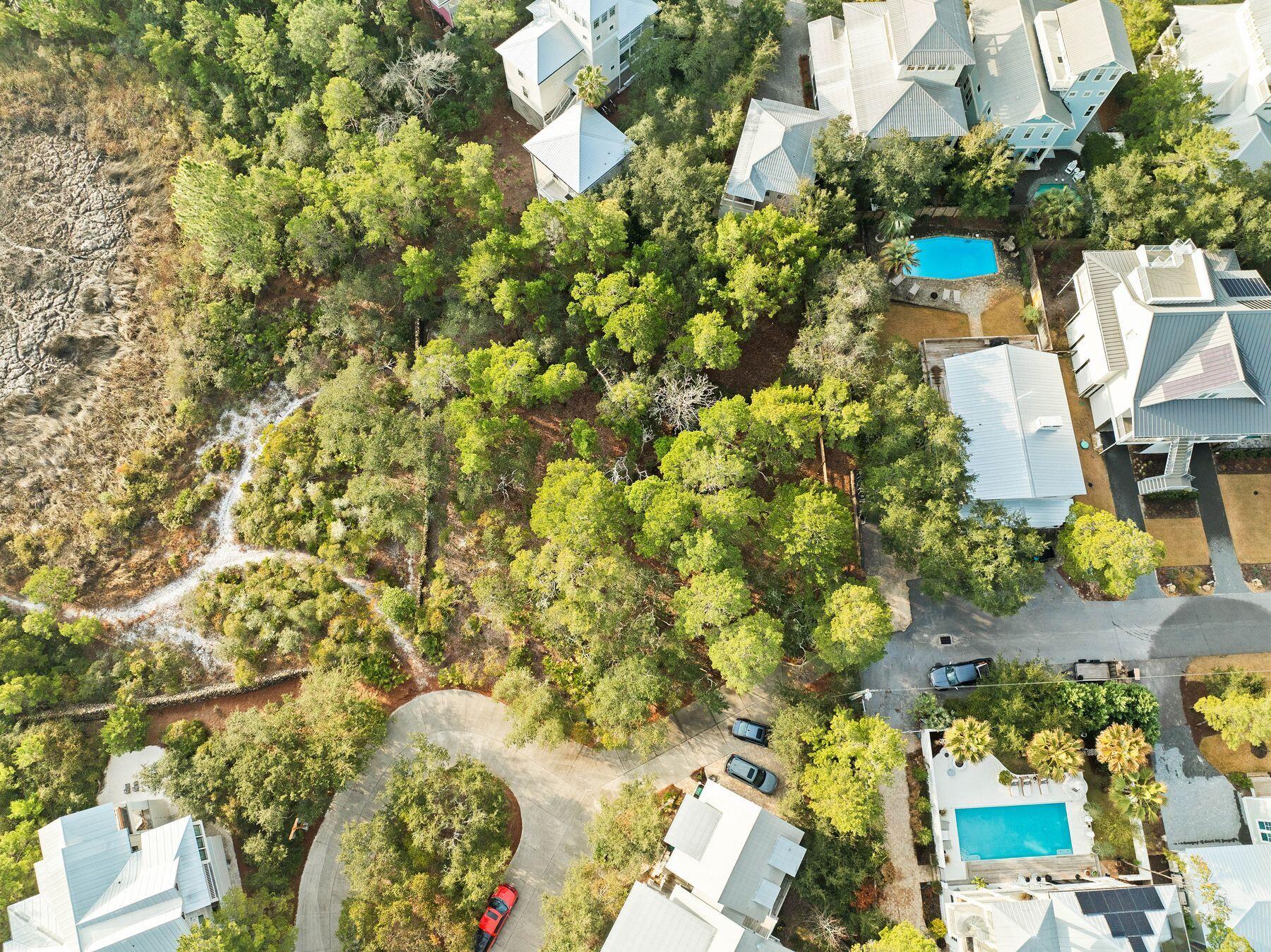 Lot 2-5 Cedar Bend Road Santa Rosa Beach, FL 32459 - Photo 3 of 13 an aerial view of a house with yard