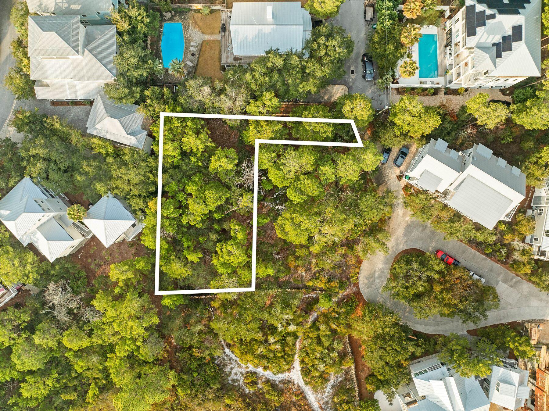 Lot 2-5 Cedar Bend Road Santa Rosa Beach, FL 32459 - Photo 5 of 13 an aerial view of a residential houses