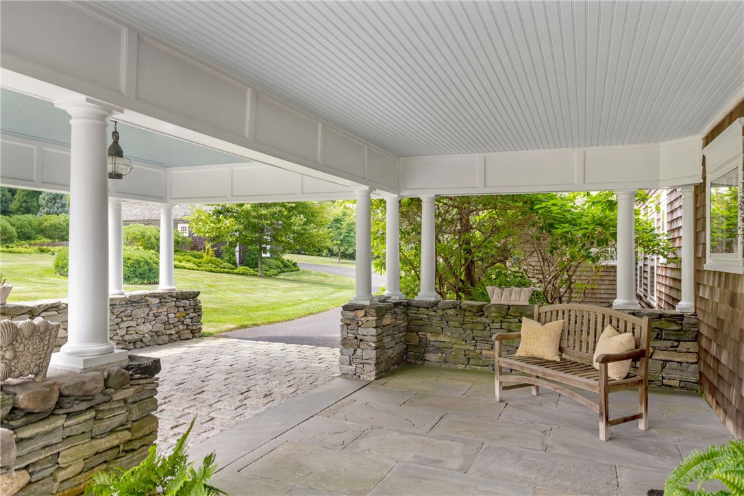 340 East Shore Road Jamestown, RI 02835 - Photo 23 of 50 COURTYARD FRONT ENTRANCE