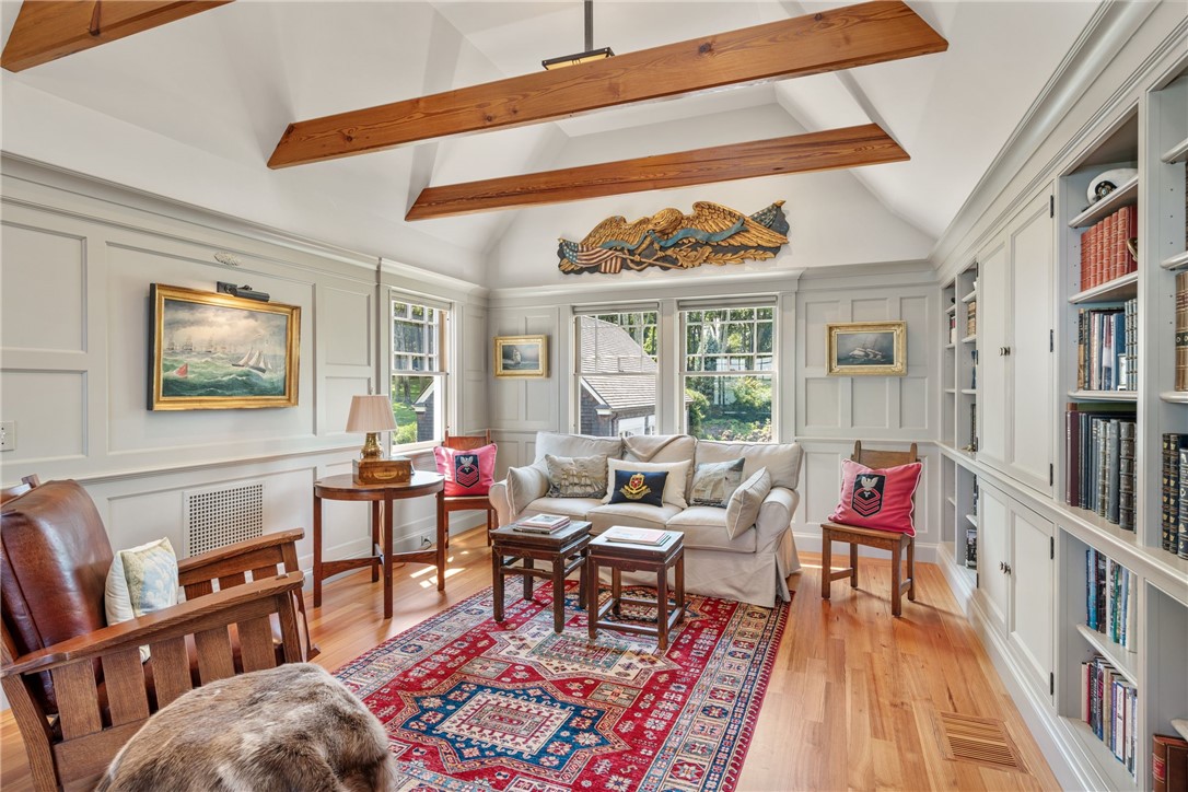 340 East Shore Road Jamestown, RI 02835 - Photo 49 of 50 SECOND LEVEL HANDSOME LIBRARY