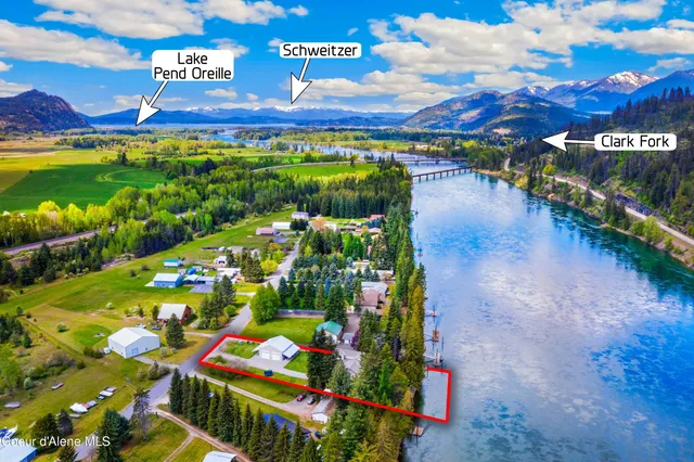 $1,500,000 | 241 North River Lake Drive, Clark Fork, ID 83811