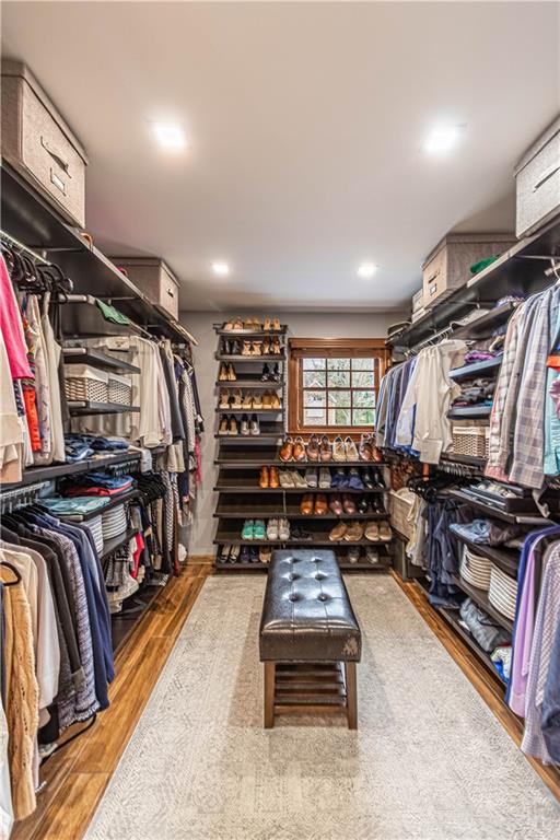 331 Cobblestone Circle McKees Rocks, PA 15136 - Photo 27 of 44 a view of walk in closet with clothes and shoes