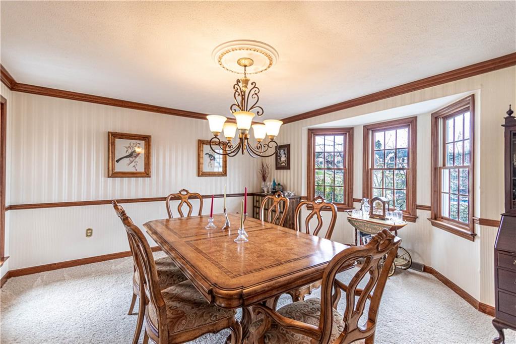331 Cobblestone Circle McKees Rocks, PA 15136 - Photo 7 of 44 a view of a dining room with furniture window and outside view
