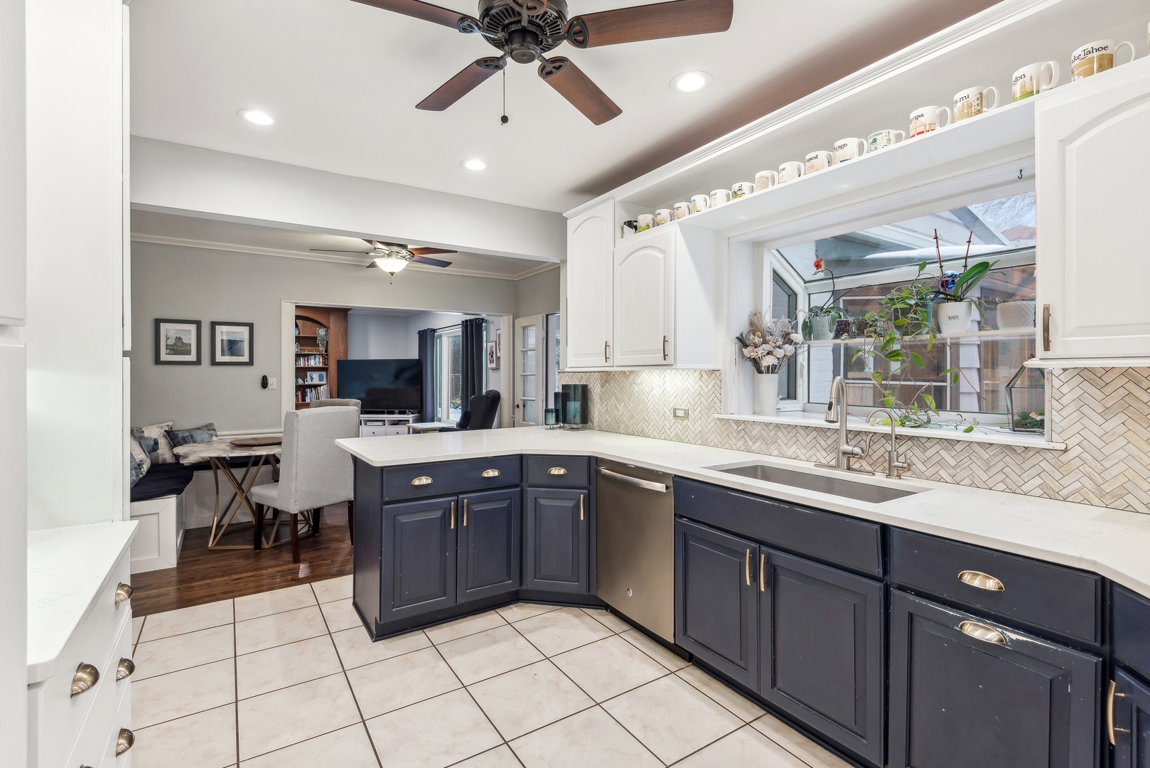 61 Ridge Road Highland Park, IL 60035 - Photo 8 of 25 a kitchen with a sink and cabinets