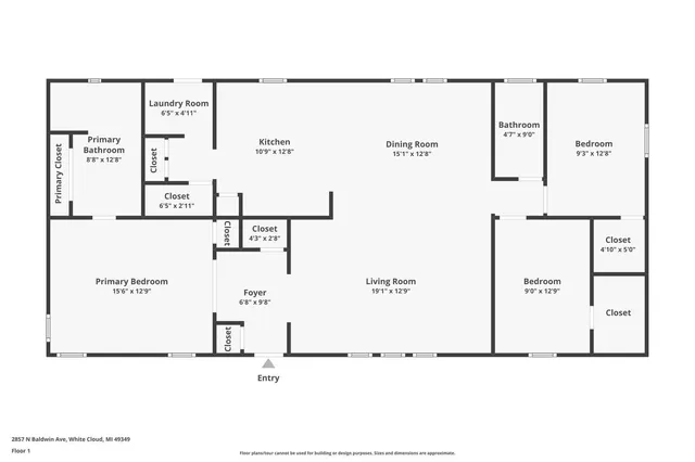 $289,900 | 2857 North Baldwin Avenue, White Cloud, MI 49349