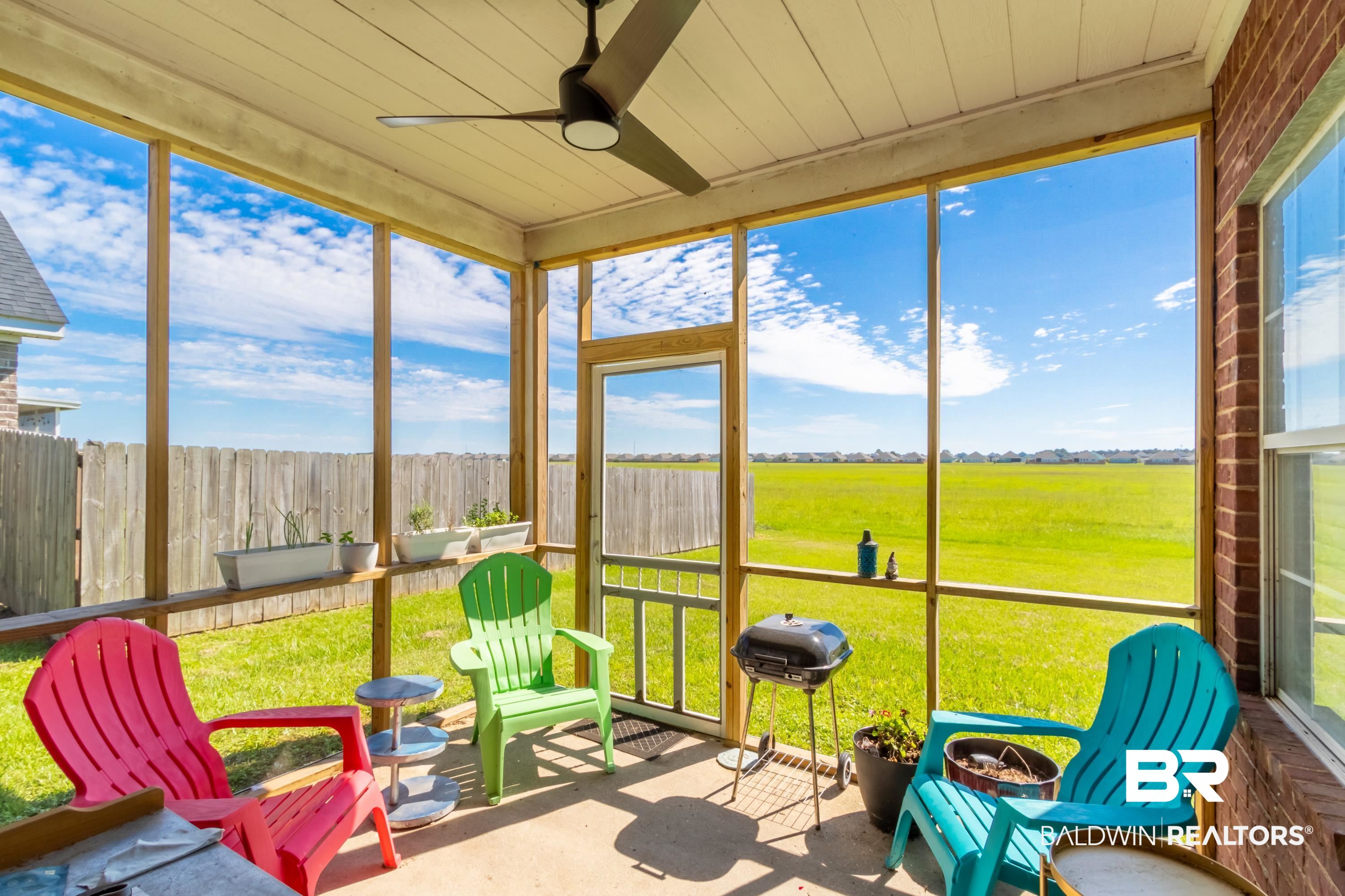 6846 Crimson Ridge Street Gulf Shores, AL 36542 - Photo 11 of 27 Screened In Back Porch